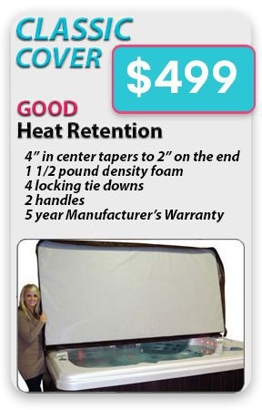 Classic Hot Tub Cover with good heat retention